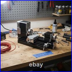 Compact 310mm All-Metal Lathe 36W Ultra-Quiet Motor for Hobbyists & Educators