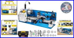 Compact Benchtop Metal Lathe 550W Precision Speed Control & Safety Features