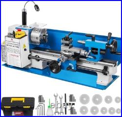 Compact Benchtop Metal Lathe 550W Precision Speed Control & Safety Features