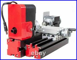 DC 12V Mini Metal Lathe DIY Lathe Miniature Multifunction Machine 20000 rev/min