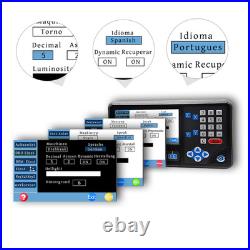 DITRON 2 Axis DRO Magnetic Scale 170mm3040mm Travel Length 5um Mini Mill Lathe