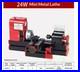 DIY Mini CNN Metalworking Metal Motorized Lathe Machine For Hobby Model Making