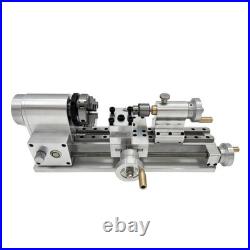 DIY Mini Lathe Spindle Through 0.43 Hole Woodworking Lathe Micro Lathe 110V