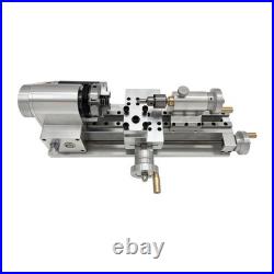 DIY Mini Lathe Spindle Through 0.43 Hole Woodworking Lathe Micro Lathe 110V