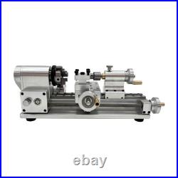 DIY Mini Lathe Spindle Through 0.43 Hole Woodworking Lathe Micro Lathe 110V