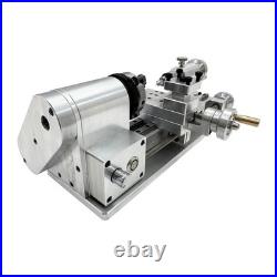 DIY Mini Lathe Spindle Through 0.43 Hole Woodworking Lathe Micro Lathe 110V
