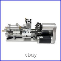 DIY Mini Lathe Spindle Through 0.43 Hole Woodworking Lathe Micro Lathe 110V