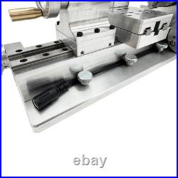 DIY Mini Lathe Spindle Through 0.43 Hole Woodworking Lathe Micro Lathe 110V