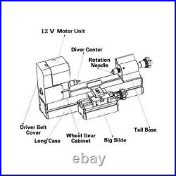 DIY Mini Metal Micro Universal Machine Tool Micro Lathe W103 Home Lathe