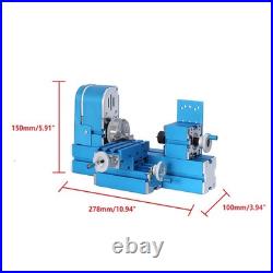DIY Mini Metal Rotating Lathe, 24W 10000r/min Motor, Children Education Best Gift