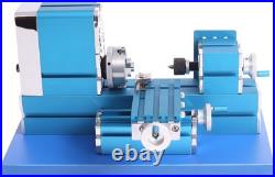 DIY Mini Motorized Lathe Machine 36W Tool Metal Woodworking Hobby Model Making