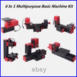 DIY Mini Wood Metal Motorized Lathe Machine Woodworking Turning Tool Kit