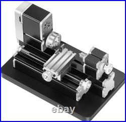 Didactical Mini Metal Lathe Machine, 2.76 X 5.12 In, 36W Power Metal Lathe, 20,0
