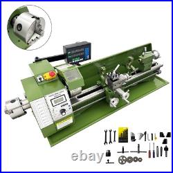 Double Chuck Mini Metal Lathe Bench Metalworking Lathe With Grating Ruler 829.5