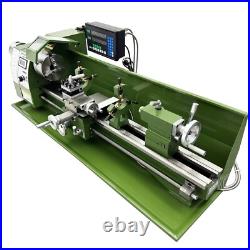 Double Chuck Mini Metal Lathe Bench Metalworking Lathe With Grating Ruler 829.5