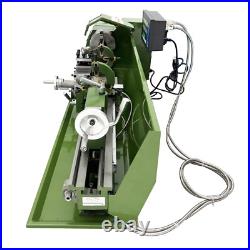 Double Chuck Mini Metal Lathe Bench Metalworking Lathe With Grating Ruler 829.5