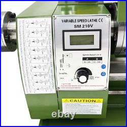 Double Chuck Mini Metal Lathe Bench Metalworking Lathe With Grating Ruler 829.5