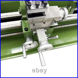 Double Chuck Mini Metal Lathe Bench Metalworking Lathe With Grating Ruler 829.5