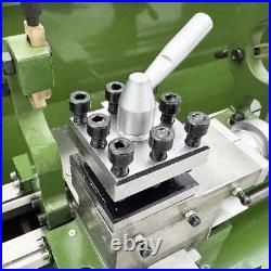 Double Chuck Mini Metal Lathe Bench Metalworking Lathe With Grating Ruler 829.5