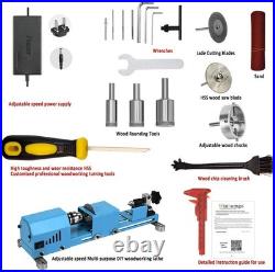 Durable Mini Lathe Wood Machine Perfect for DIY Crafts & Professional Use