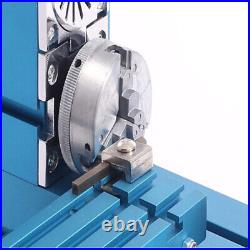 Electric Mini Metal Lathe Milling Machine DIY Tool Woodworking Lathe 100-240V