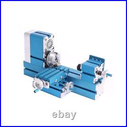 Electric Mini Metal Lathe Milling Machine DIY Tool Woodworking Lathe 100-240V