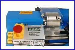 Erie Tools 7 x 14 Precision Bench Top Mini Metal Milling Lathe Variable Speed
