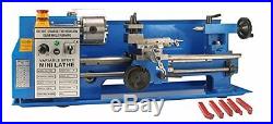 Erie Tools 7 x 14 Precision Bench Top Mini Metal Milling Lathe Variable Speed 25