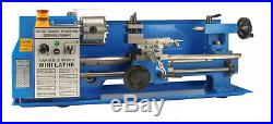 Erie Tools 7x14 Mini Metal Bench Top Variable Speed Lathe and Carbide Cutter Kit