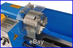 Erie Tools 7x14 Mini Metal Bench Top Variable Speed Lathe and Carbide Cutter Kit