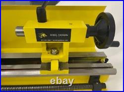 Erie Tools 7x14 Mini Metal Bench Top Variable Speed Lathe and Carbide Cutter Kit