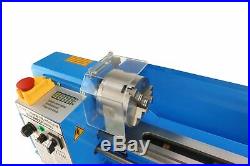 Erie Tools 7x14 Mini Metal Bench Top Variable Speed Lathe and Carbide Cutter Kit