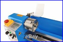 Erie Tools 7x14 Mini Metal Bench Top Variable Speed Lathe and Carbide Cutter Kit