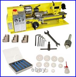 Erie Tools Mini Bench Top Lathe Cutter Kit and Double Bearing Rolling Center