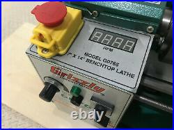 Grizzly G0765 7 x 14 Variable-Speed Benchtop Mini Metal Lathe AND Accessories