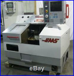 Haas Mini Lathe 2001. Rare Gang Tool Cnc Lathe. Only 4300 Spindle Hours