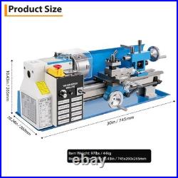 Heavy Duty Mini Metal Lathe 8x30 750W & 9x30 1100W Brushless 5inChuck Version