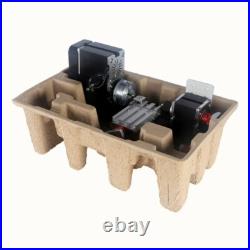 High Power 60W Mini Metal Lathe Soft Metalworking Woodworking DIY Lathe Machine