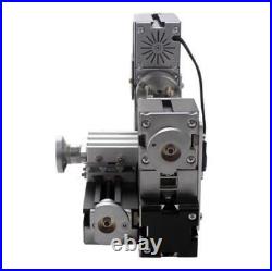 High Power 60W Mini Metal Lathe Soft Metalworking Woodworking DIY Model