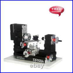 High Power 60W Mini Metal Lathe Soft Metalworking Woodworking DIY Model Making