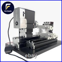 High Power 60W Powerful Mini Metal DIY 4-Axis Rotating Lathe Lathes Machine NEW