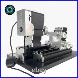 High Power 60W Powerful Mini Metal DIY 4-Axis Rotating Lathe Lathes Machine Tool