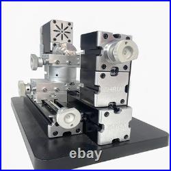 High Power 60W Powerful Mini Metal DIY 4-Axis Rotating Lathe Lathes Machine Tool
