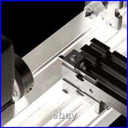 High Power 60W Powerful Mini Metal DIY 4-Axis Rotating Lathe Lathes Machine Tool