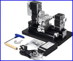 High Power 60W Powerful Mini Metal DIY 4-axis Rotating Lathe Lathes Machine T