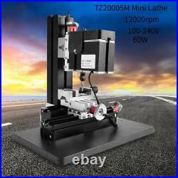 High Power Mini Metal Lathe DIY CNC Micro Milling Machine Millier 12000rpm 60W