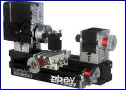 High Power Mini Metal Lathe Soft Metalworking Woodworking DIY Model Making 60W