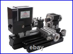 High Power Mini Metal Lathe Soft Metalworking Woodworking DIY Model Making 60W