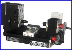 High Power Mini Metal Lathe Wood Turning Lathes 12000rpm 60W for DIY or Teaching