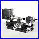 High Power Mini Metal Motorized Lathe Metal Woodworking Lathe Machine 60W